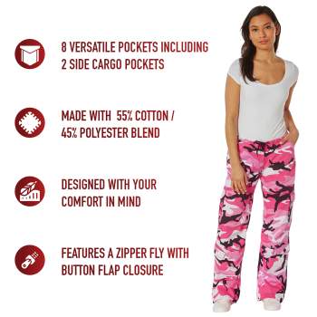 Rothco Womens Paratrooper Colored Camo Fatigues