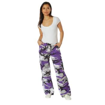Womens purple hot sale camo pants
