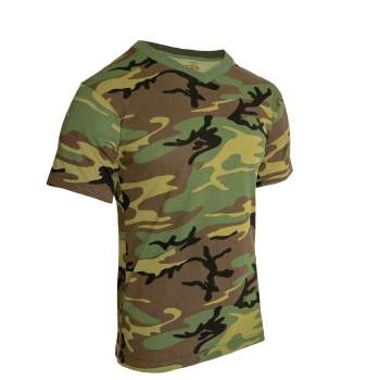 Rothco Camouflage T-shirt - Woodland — Dave's New York