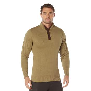 Mens military outlet style sweater