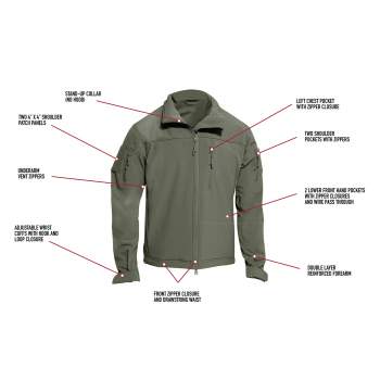 Rothco stealth ops soft shell tactical jacket discount