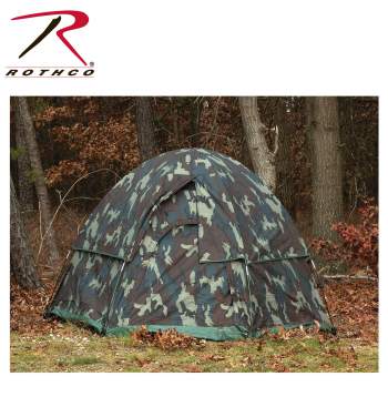 Rothco Camo 3 Man Hexagon Dome Tent