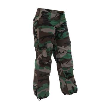 Womens camo pants on sale with red stripe