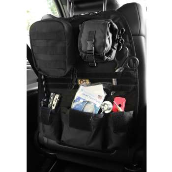Tactical car top seat organizer