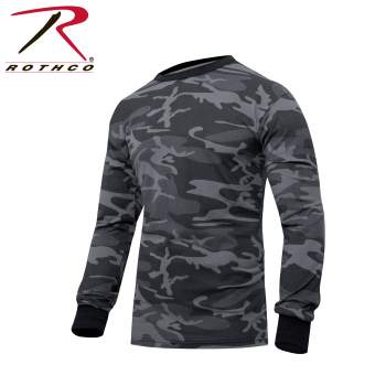 Smokey Branch Camouflage Long Sleeve T-Shirt Tactical Military Shirt Rothco 6770 Smokey Branch Camouflage Long Sleeve T-Shirt Tactical Military Shirt Rothco 6770