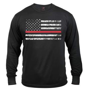 rothco red thin line flag t-shirt, red thin line, red line line t shirt, red thin line flag shirt, thin red line firefighter, thin red line flag, thin red line shirt, thin red line t-shirt, thin red line t shirt, fire fighter shirt, firefighter shirt, firefighter t shirt, firefighter shirt, firefighter support, long sleeve, sleeve