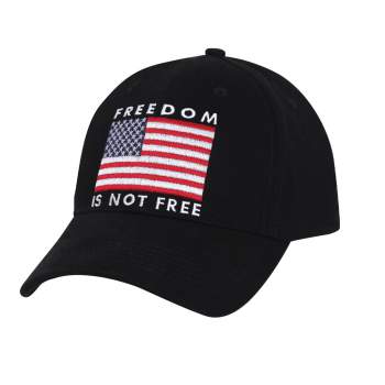 Rothco Freedom Is Not Free Low Profile Cap, freedom is not free cap, freedom is not free hat, freedom hat, freedom cap, American flag hat, American flag cap, United States flag hat, usa American flag hat, usa flag baseball cap, flag hat, usa flag cap, American flag baseball hat, low profile ball caps, low profile baseball cap, low profile baseball hats, low profile hats 
