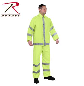 reflective rain suit