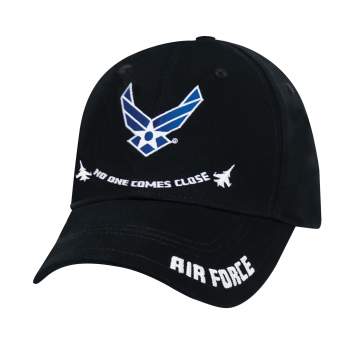 Rothco Air Force "No One Comes Close" Low Profile Cap, air force hat, air force cap, air force veteran hat, low profile cap, ball cap, low profile hats, low crown hats, low profile trucker hat, no one comes close hat, plane hat