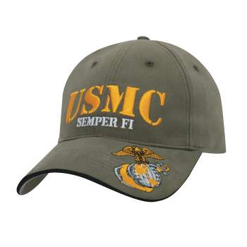 Rothco USMC Semper Fi Low Profile Cap, USMC Hat, marine hat, marine corps hat, marine cap, usmc cap, marine veteran hat, semper fi hat, semper fi cap, marine symbol, marine motto, marine slogan, marine slogan hat, marine motto hat, low profile hat, low profile cap, low crown hat, baseball cap, hat, ball cap, tactical baseball cap, tactical hat, tactical cap, marine corps, USMC