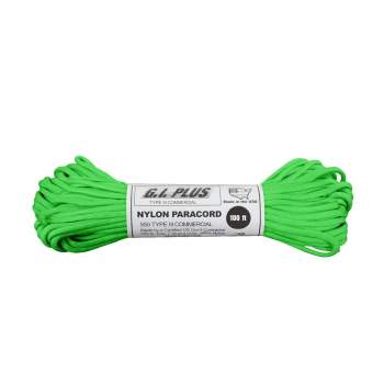 Cuerda Paracord 550 comercial tipo III - ¡60 colores y patrones! - 25 50  100 pies