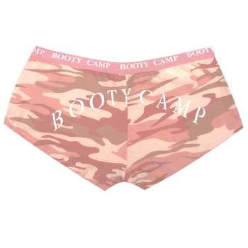 Rothco Baby Pink Camo Booty Camp Booty Shorts, booty camp, booty shorts, pink camo, underwear, loungewear