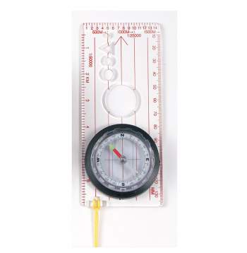 Rothco Deluxe Map Compass, Map Compass, Compass, Large Compass, Lanyard Compass, Clear Compass, Plastic Compass, Travel Compass, Survival Compass, Camping Compass, Outdoor Compass