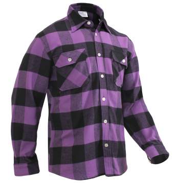 Lavender flannel shirt clearance