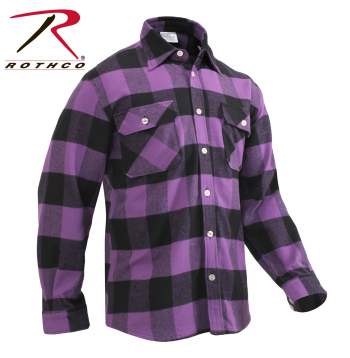 Rothco Extra Heavyweight Buffalo Plaid Flannel Shirts
