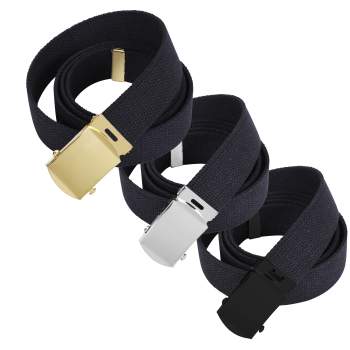 Rothco Military Web Belts 3 Pack