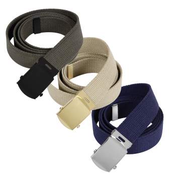 Rothco Military Web Belts 3 Pack