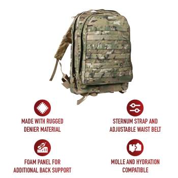 Rothco MOLLE II 3 Day Assault Pack