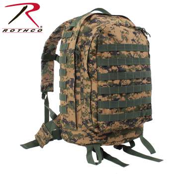 20/" X 12/" X 7/" Rothco 40129 ACU Digi M.O.L.L.E II 3 Day Assault Pack