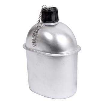 Rothco G.I. Style Aluminum Canteen, aluminum, canteen, canteens, military canteen, camping canteen, military supplies, outdoor supplies, camping supplies, camping equipment, aluminum canteen,   army canteen