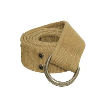 D ring top canvas belt