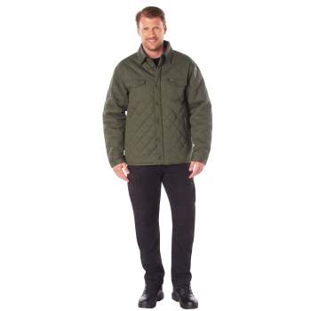 Rothco diamond quilted flight jacket discount
