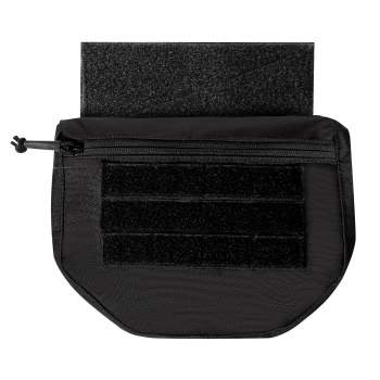 Front pouch outlet