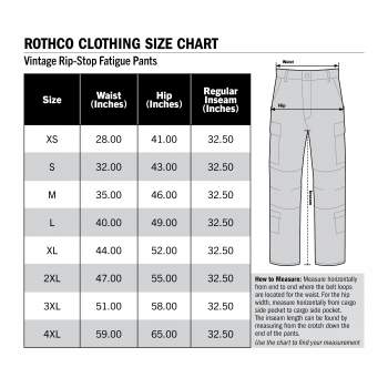 Rothco 4487 Tiger Stripe Camo Vintage Vietnam Fatigue Rip-Stop Pants 