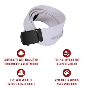 Military Color Web Belts With Buckle