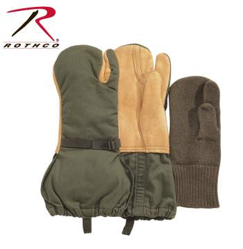 gloves, used gloves, wholesale gloves, mittens, wholesale mittens, leather, leather trigger finger, trigger finger, liner, outerwear, gi gloves, military gloves, used military gloves,military surplus gloves