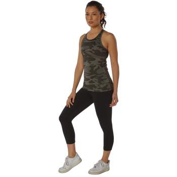 Camo workout top shop