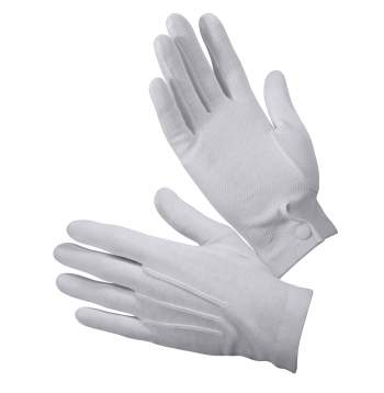 parade gloves,ceremonial gloves,white gloves,show gloves,dress gloves,uniform gloves,marching gloves,cloth gloves,gripper dots,glove with grippers, military parade gloves,                                                                     