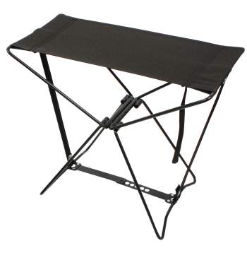 Black Lightweight Portable Chair Folding Camp Stool Camping Rothco 4474 