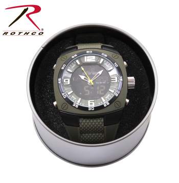 military time digital watch