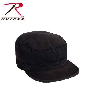Military Fatigue Caps,Vintage caps,military hats,vintage military hats,hats,fitted hat,black hat,fatigue cap with star,embroidered star cap,rothco vintage collection,