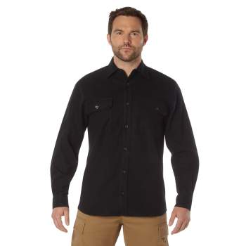Solid grey flannel shirt outlet