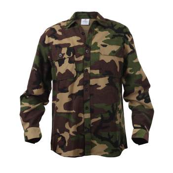 Camo insulated flannel shirt sale