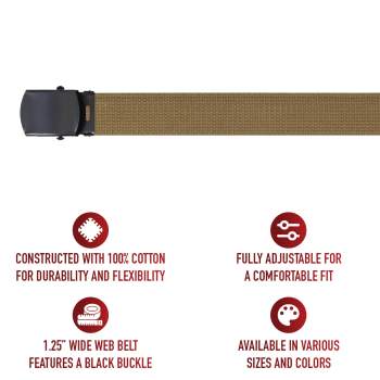 Military Color Web Belts With Buckle