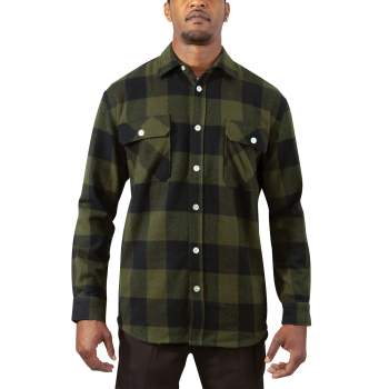 Green Flannel Shirt 