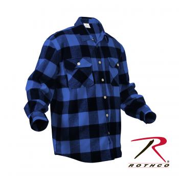 Blue and black lumberjack shirt