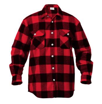 Rothco Extra Heavyweight Buffalo Plaid Flannel Shirt, Heavyweight flannel Brawny Plaid ,Flannel Shirts, flannel shirt, heavy flannel shirts ,men's flannel shirt, Buffalo Print,  Brawney Shirts, plaid shirt, button up shirt, buffalo plaid button up shirt, outdoor shirt, hunting shirt, casual tops, outdoor clothing, workwear shirt, red flannel, blue flannel, purple flannel, brown flannel, yellow flannel, grey flannel, green flannel,