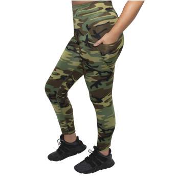 Camo Leggings With Pockets