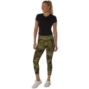 camo leggings Full Length or Capri - Sporty Girl Apparel