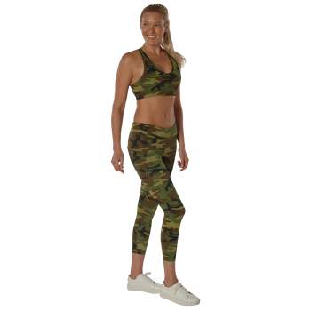 Rothco Womens Workout Performance Camo Leggings With Pockets