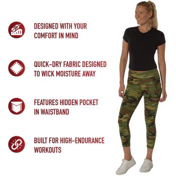 Woodland camo leggings hotsell