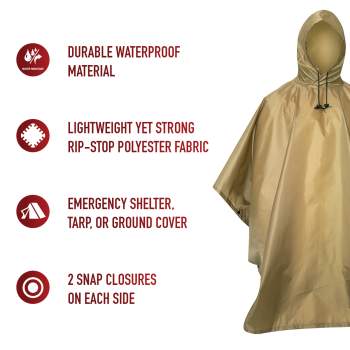 Raincoat poncho type store