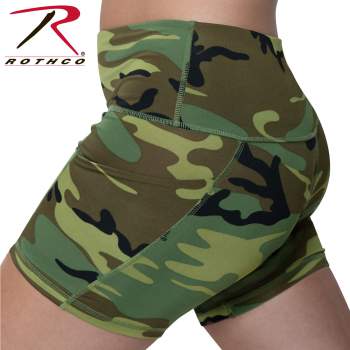 Rothco Womens Camo Workout Performance Legging Shorts Rothco Womens Camo Workout Performance Legging Shorts