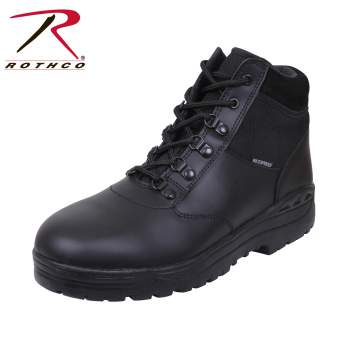 Black Rothco 5005 Forced Entry Tactical Waterproof Boot
