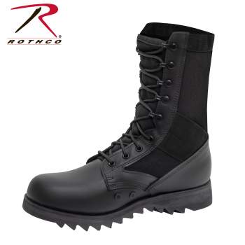 white boots black sole