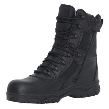 tactical boots,composite toe boot,swat boot,safety toe,composite safety toe,tactical boot, military boot, military combat boot, combat boot, rothco boot, rothco boots, combat boots, military combat boots, black combat boots, police boots, rothco tactical boots, law enforcement boot, military boot, forced entry boot, 8 inch boot, eight inch boot                                 